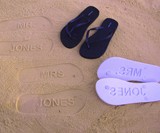 Sand Imprint Flip Flops