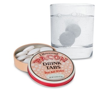 Effervescent Bacon Drink Tabs