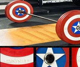 Captain America Weight Plates