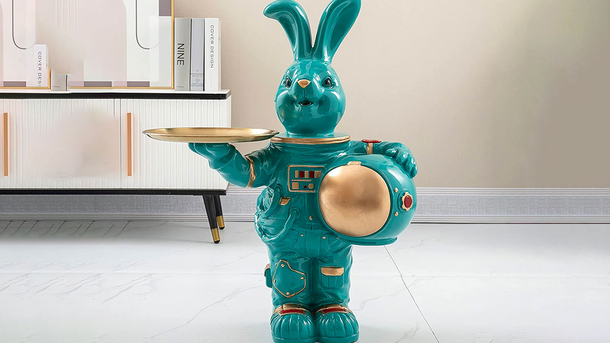 Astronaut Rabbit Side Table Astronaut Rabbit Side Table