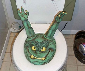 Prank Toilet Goblin