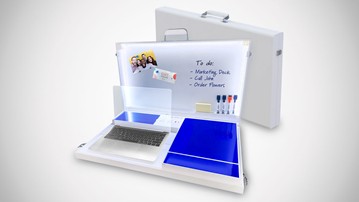 Worky Home Office in a Briefcase Worky Home Office in a Briefcase