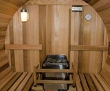 2-Person Canopy Barrel Sauna