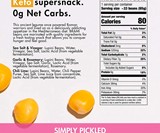 BRAMI High-Protein, Low-Carb Pickled Lupini Beans