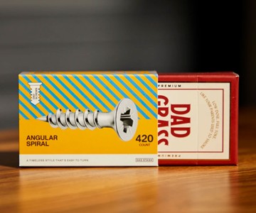 Dad Grass Hemp CBD Pre Rolls in Screw Decoy Box