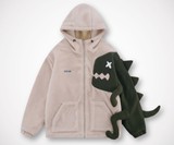 Dinosaur Sherpa Coat