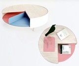 Rotating Pie Chart Coffee Table