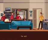 Pixel Art Seinfeld Print