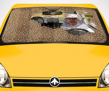 Car Full of Bees Sunshade Car Full of Bees Sunshade