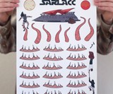 Sarlacc Toilet Decals