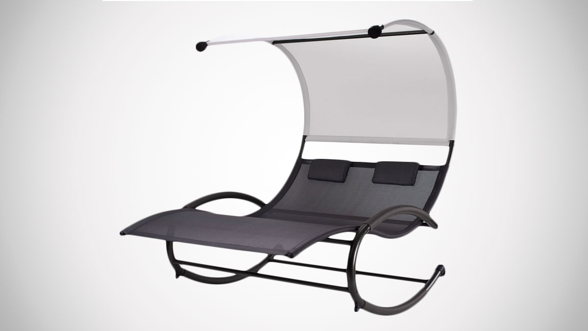aCompatible Double Chaise Rocker