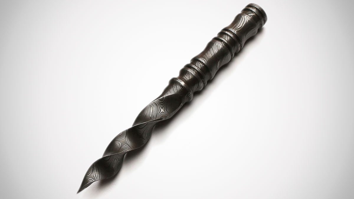 Damascus Streel Tri-Dagger Knife Damascus Streel Tri-Dagger Knife