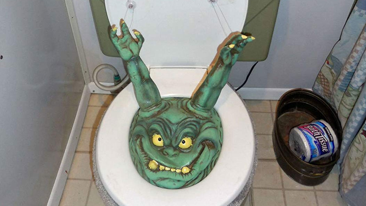 Prank Toilet Goblin Prank Toilet Goblin