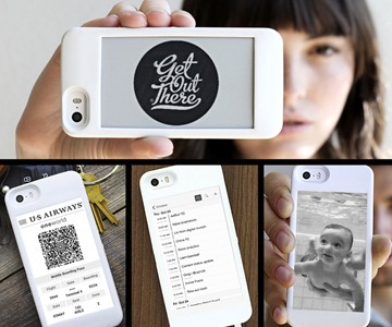 popSLATE E-ink Case for iPhone
