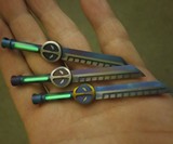 Mini Titanium Katana with Tritium Insert