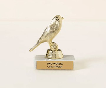 Flipping the Bird Trophy