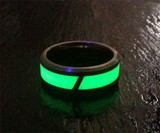 Titanium & Moonglow Ring