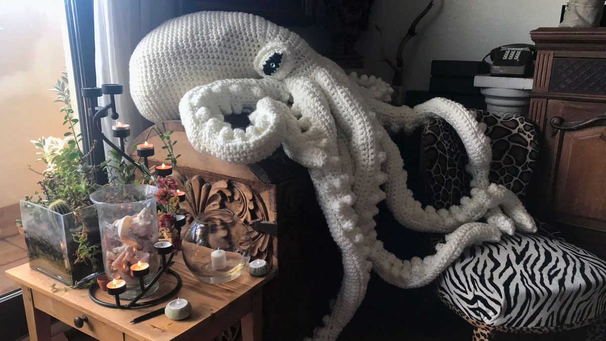 Alfred the Giant Crochet Octopus