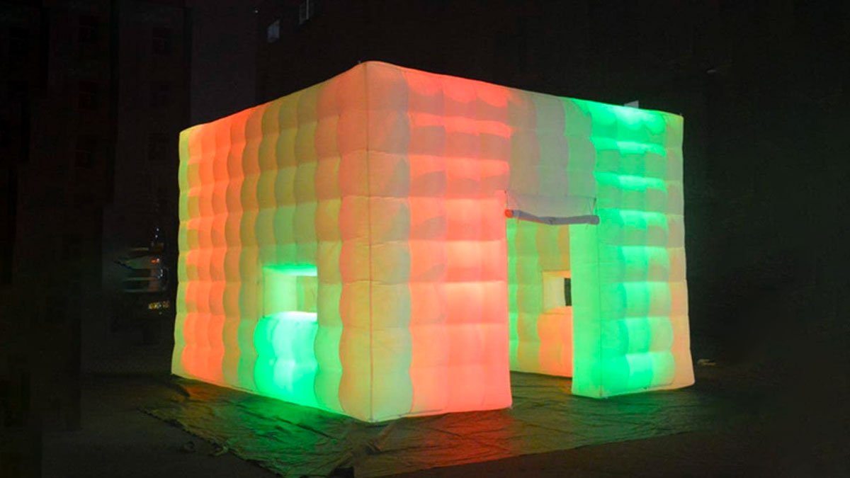 Inflatable LED Air Cube Tent Inflatable LED Air Cube Tent