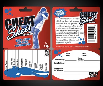 Cheat Sheet for Men