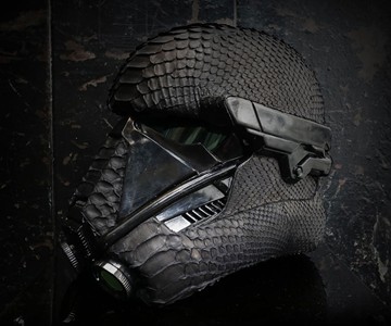 Python Skin Death Trooper Helmet Python Skin Death Trooper Helmet