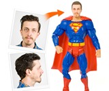 Your Face on a Superhero Action Figure