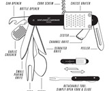 Gentlemen's Hardware 12-in-1 Kitchen Multi-Tool