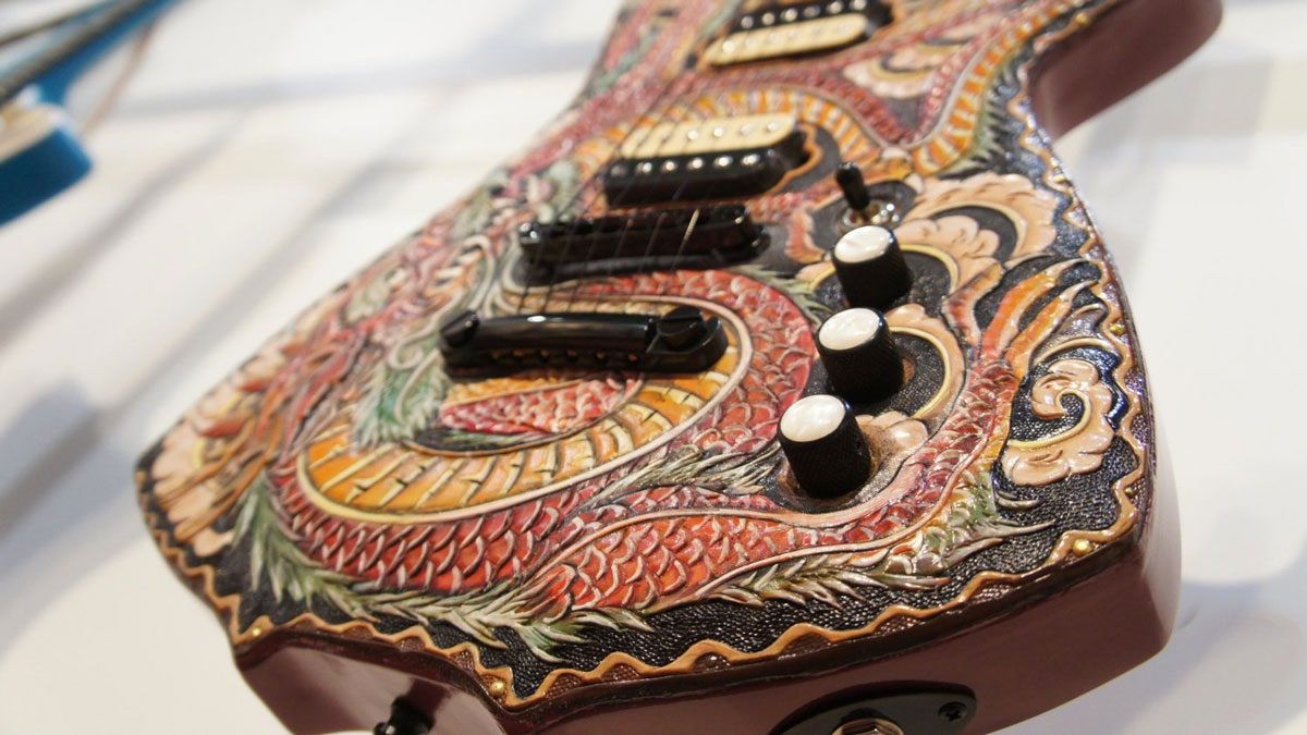 Bacce Occ6 Dragon Skin Handmade Electric Guitar Bacce Occ6 Dragon Skin Handmade Electric Guitar