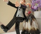 Zombie Wedding Cake Topper