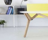 Boulon Blanc Transformable Table