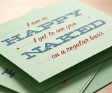 Happy to See You Naked Card
