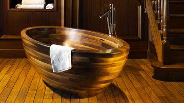 Wooden Boat Bathtub Wooden Boat Bathtub