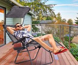 Zero Gravity Lounge Chair with Shade Canopy