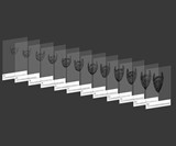 Bearded Year Transparent Overlay Calendar