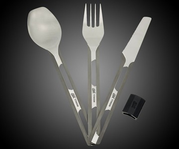 Ultra-Lightweight Titanium Camping Cutlery Ultra-Lightweight Titanium Camping Cutlery