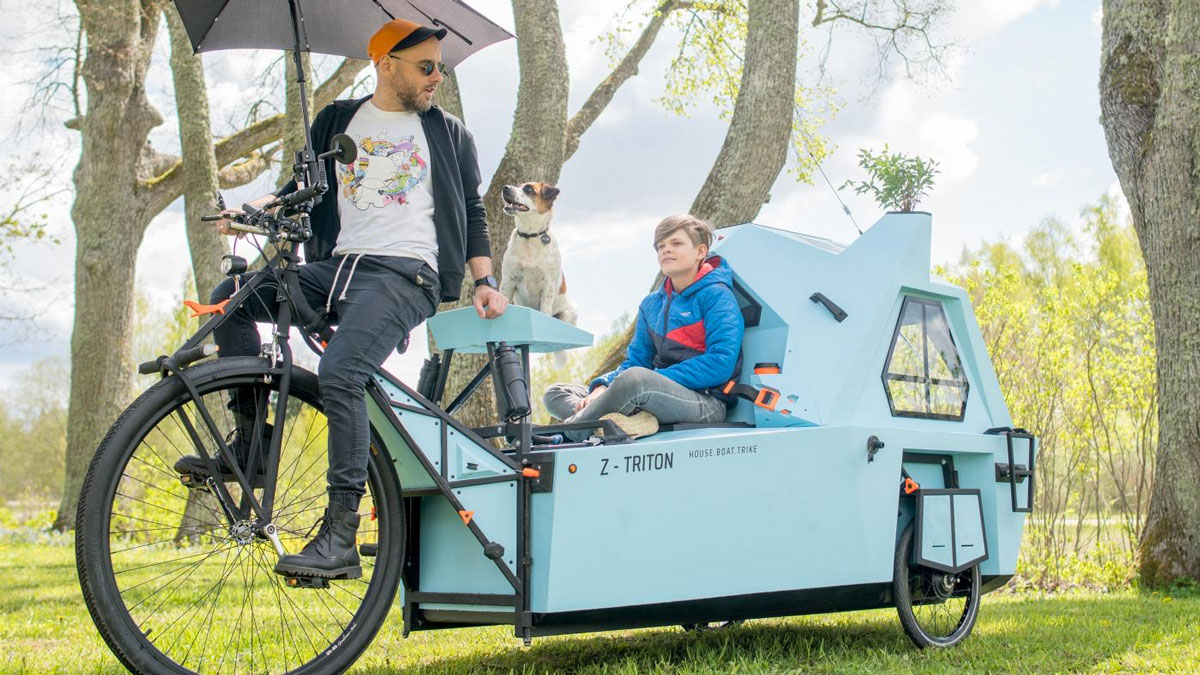 Zeltini Z-Triton House-boat-trike Zeltini Z-Triton House-boat-trike