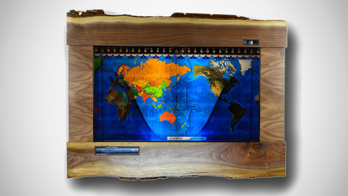 Geochron World Map & 24-Hour Clock Geochron World Map & 24-Hour Clock