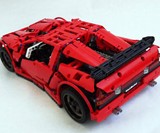 LEGO Vampire GT  - 3/4 Back View