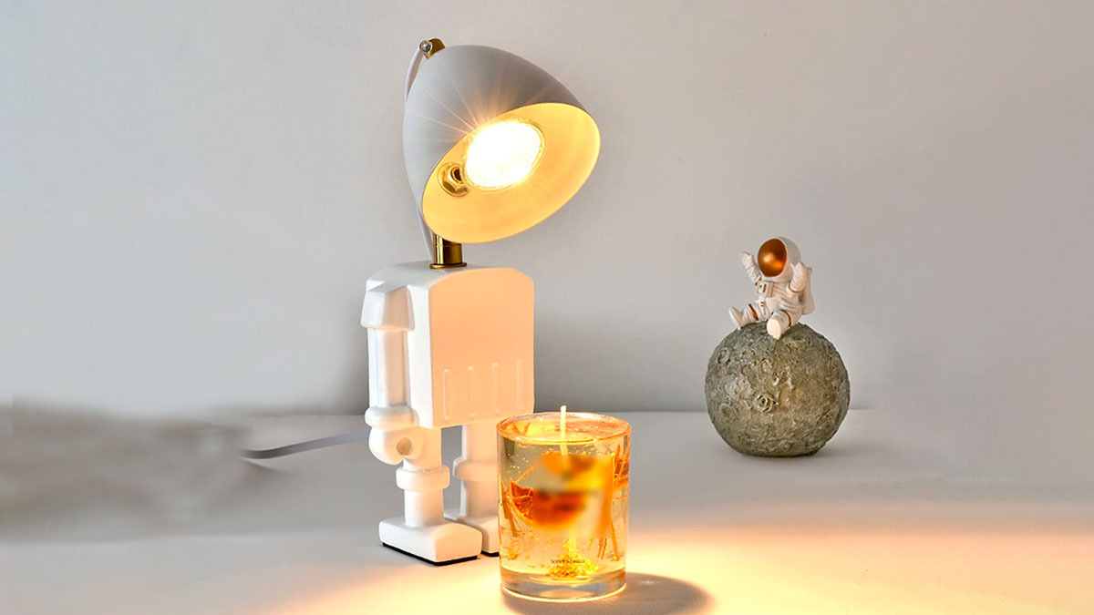 Robot Lamp Candle & Wax Melts Warmer Robot Lamp Candle & Wax Melts Warmer