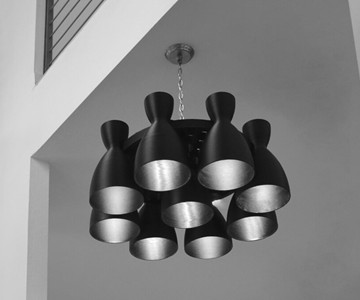 Falcon 9 Rocket Chandelier Falcon 9 Rocket Chandelier