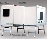 Hitch Hotel Expandable Wheel-less Trailer