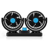 Dual Head Car Fan