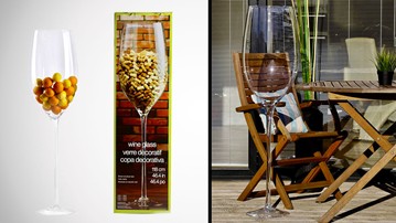 46"-Tall Wine Glass 46"-Tall Wine Glass