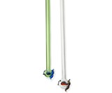 Handblown Glass Fish Straws