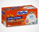 Hefty Cinnamon Pumpkin Spice Trash Bags