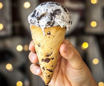 Cookie & Pretzel Ice Cream Cones Cookie & Pretzel Ice Cream Cones
