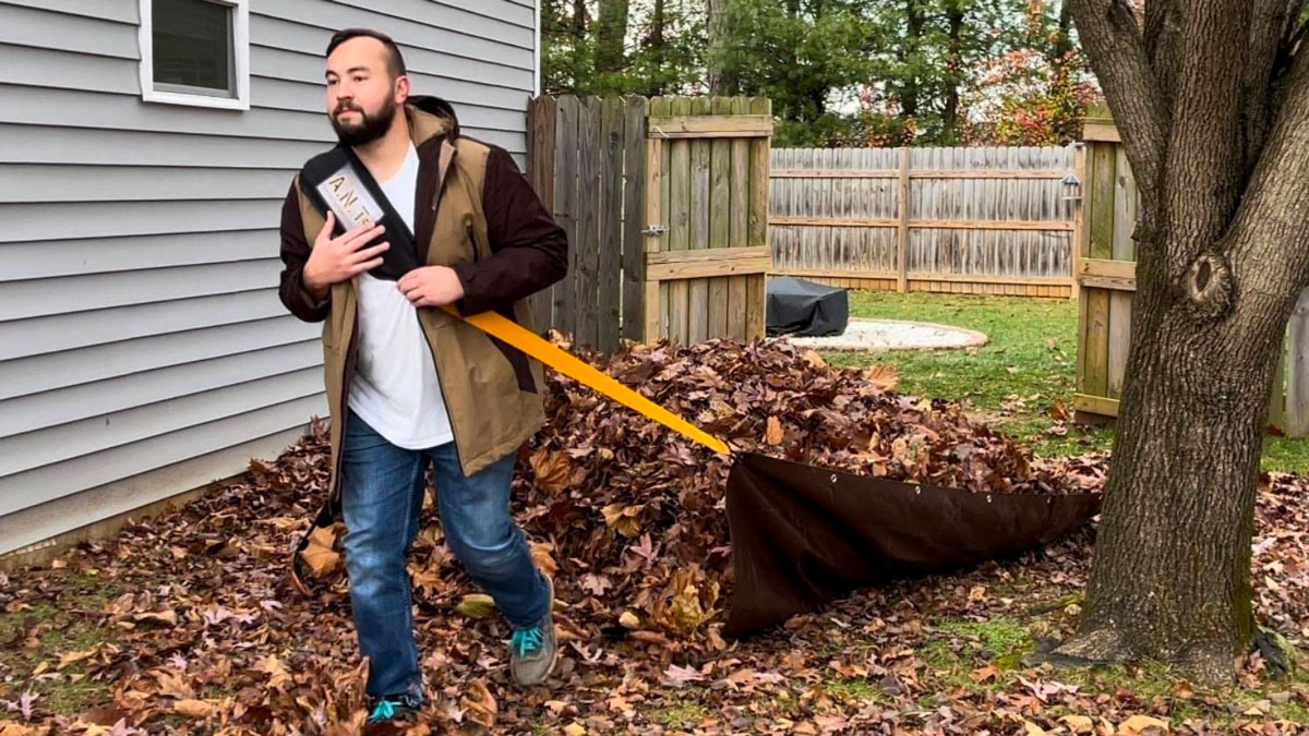 The ANT Tarp Dragging Yard Tool The ANT Tarp Dragging Yard Tool