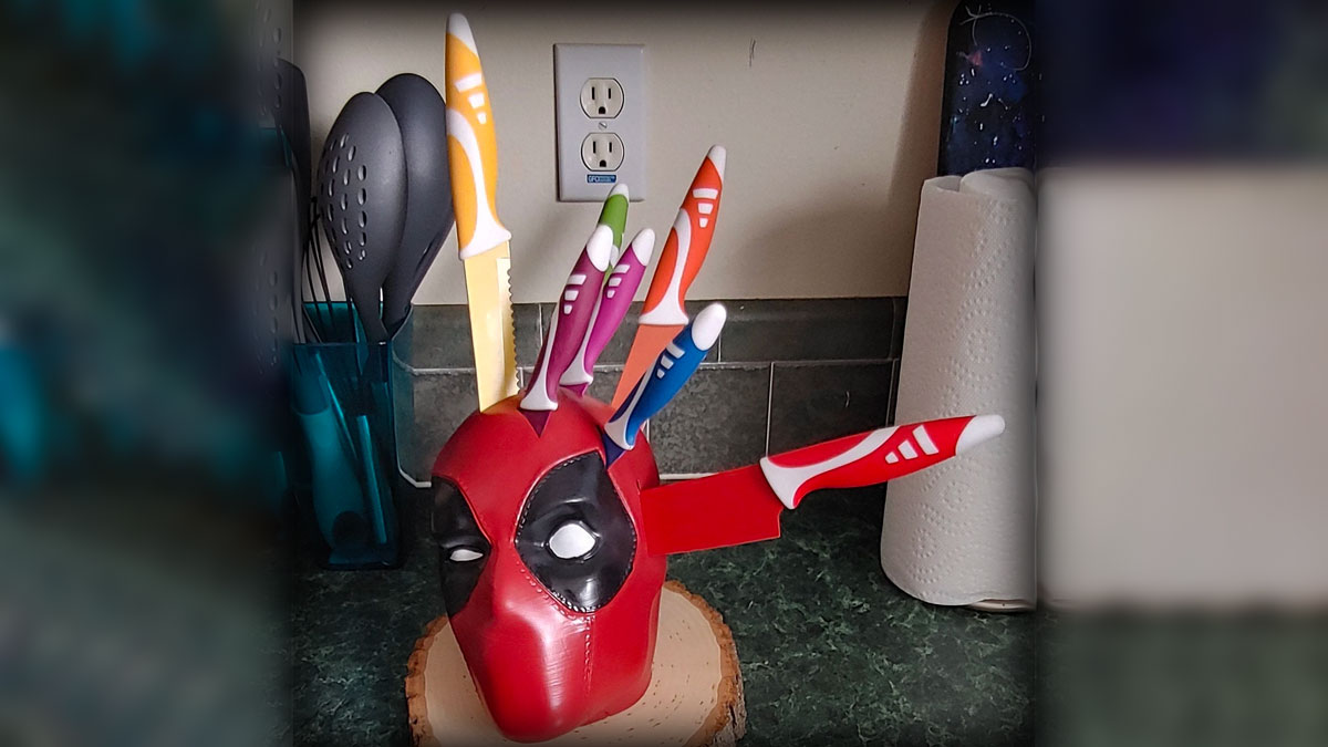 Deadpool Kitchen Knife Block