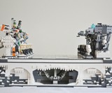 Planet Hoth LEGO Chess Set - Side View