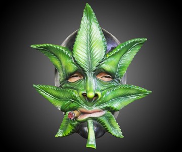 Weed the Marijuana Leaf Mask Weed the Marijuana Leaf Mask